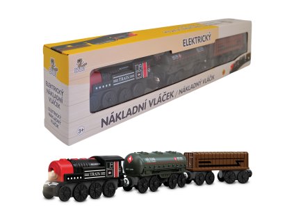 BABU vláčky - Elektrický nákladní vláček - set 3 ks