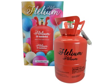 Helium na 50 balónků