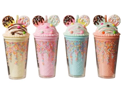 Kelímek s víčkem a brčkem Oreo 480ml - více variant