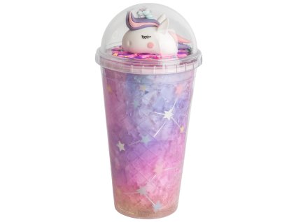 Kelímek s víčkem a brčkem Jednorožec 480ml - více variant