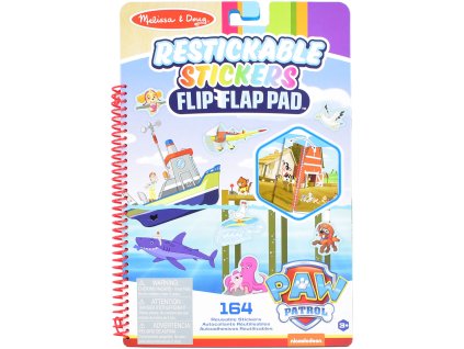 Melissa & Doug - TLAPKOVÁ PATROLA - Kniha se samolepkami - Zátoka Dobrodružství