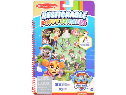 Melissa & Doug - TLAPKOVÁ PATROLA - Kniha s puffy samolepkami - Džungle 2