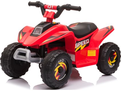 Dětská elektrická čtyřkolka červená