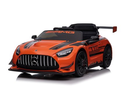 Dětské elektrické auto Mercedes-Benz AMG oranžové + dálkový ovladač