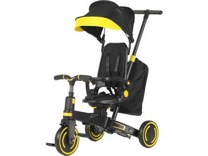 Dětská tříkolka Premium 9 v 1 žlutá