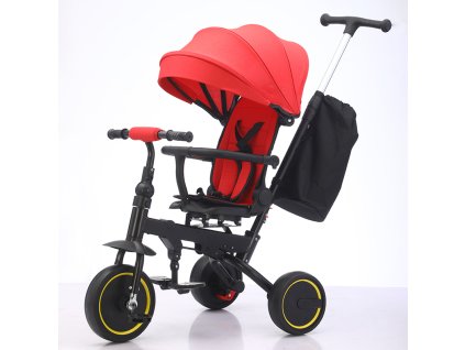 Dětská tříkolka Premium 5 v 1 červená