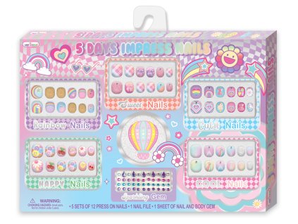 Sada 5denní nalepovací nehty