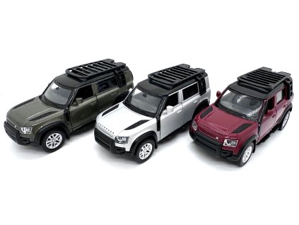 Kovový model - 2020 Land Rover Defender 110 - 3 varianty