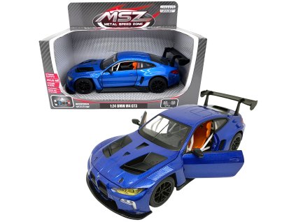 Kovový model - 1:24 BMW M4 GT3 modré
