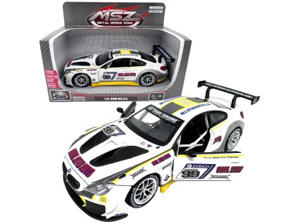 Kovový model - 1:24 BMW M6 GT3 bílé