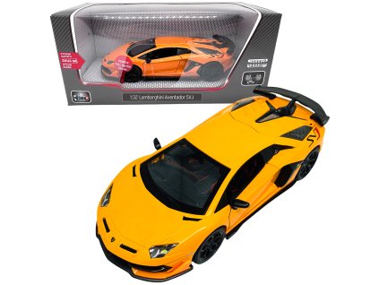 Kovový model - 1:32 Lamborghini Aventador SVJ oranžové
