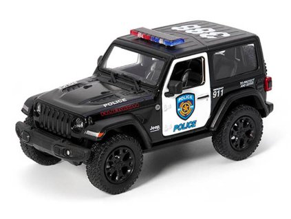 Kovový model - Jeep Wrangler policie 2018