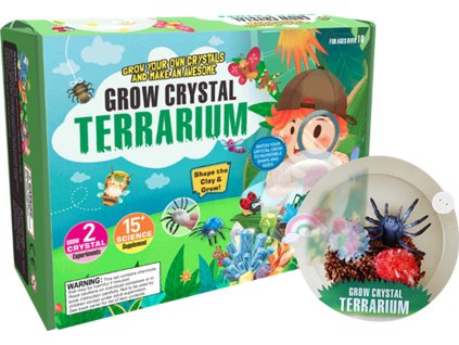 Rostoucí krystaly v teráriu