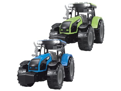 FARM SERVICE - Traktor se zvuky a světly - zeleno-šedý