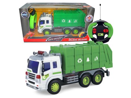 CITY SERVICE CAR - R/C Popelářské auto 1:16