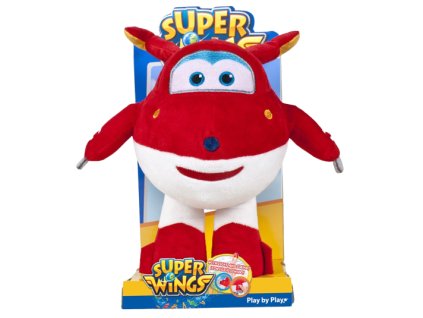 Plyšové letadlo Super Wings se světlem a zvukem 26 cm