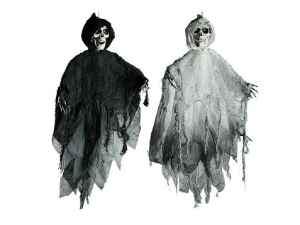 Halloween figurka, 2 LED, 2 barvy, zvuk - 2 druhy