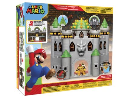 Nintendo Hrací sada Deluxw Super Mario a Bowser s hrad se zvukem