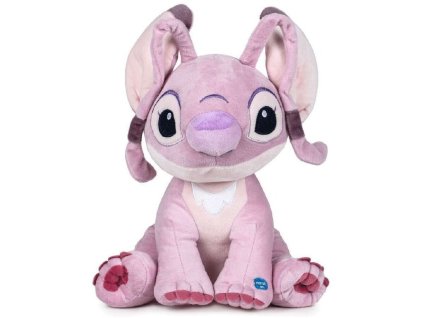 Plyšový ANGEL STITCH růžový se zvukem 20 cm