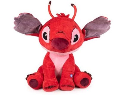 Plyšový LEROY STITCH červený se zvukem 100 cm