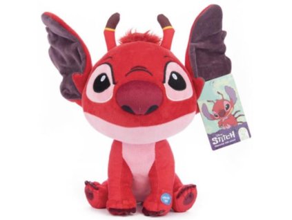 Plyšový LEROY STITCH červený se zvukem 20 cm