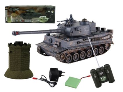 R/C Tank 1:24 TIGER vs BUNKER