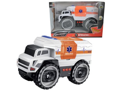 Záchranářské auto na setrvačník - Ambulance