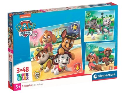 Clementoni - Puzzle 3x48 Tlapková Patrola