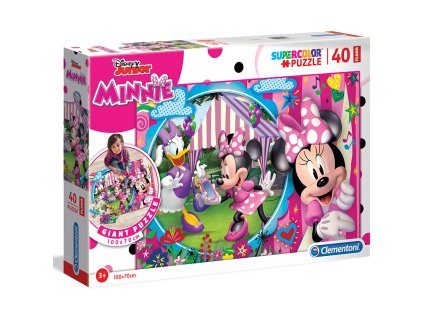 Clementoni - Puzzle Supercolor Floor 40 Minnie