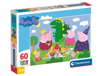 Clementoni - Puzzle 60 Prasátko Peppa