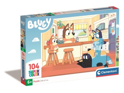 Clementoni - Puzzle Supercolor 104 Bluey