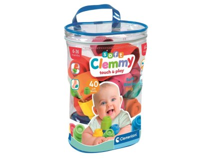 Baby Clementoni - Clemmy kostky 40 ks