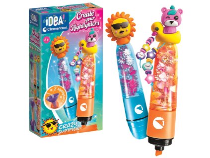 Clementoni - Kreativní sada výroba zvýrazňovačů - LÉTO