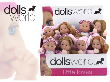 Dolls World - Panenka zvířátko - chrastítko
