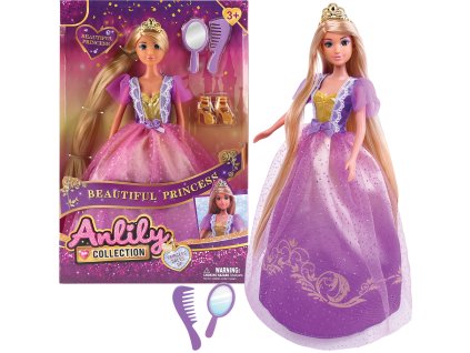 Módní panenka s duhovými šaty