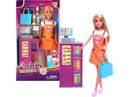 Panenka s prodejnou zmrzliny