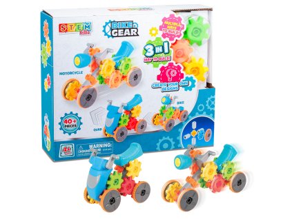STEM Stavebnice - Motorka a čtyřkolka 3v1