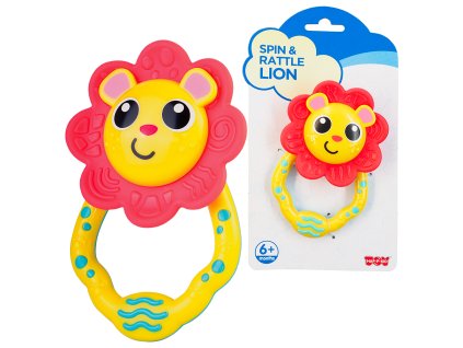 HAP-P-KID Chrastítko pro miminka - Lev