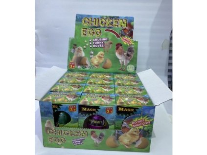 Rostoucí vejce kuřátko 6 cm