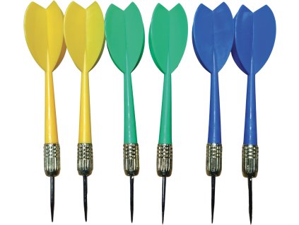 Univerzální sada šipek s kovovým hrotem