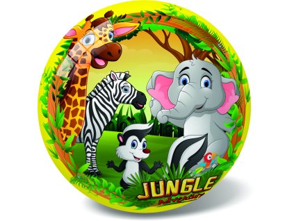 Míč zvířátka z jungle 23 cm
