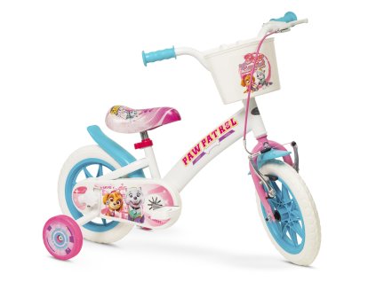 Toimsa Dětské kolo Tlapková patrola bílo/růžové 12"