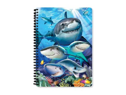 PRIME 3D SEŠIT A5 - Žraloci Selfie