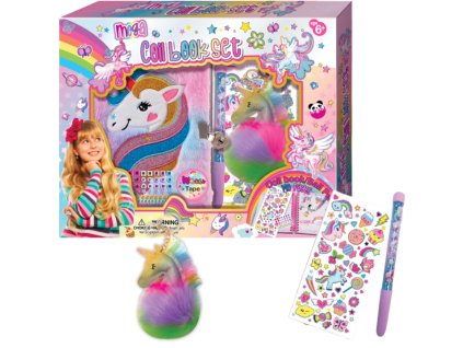 Velká sada s plyšovým deníkem Jednorožec