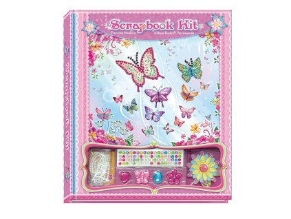 Zápisník s doplňky - Motýli