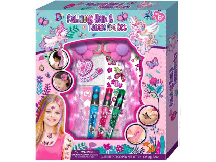Kreativní set pro vlasový styling a tetování