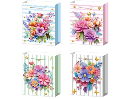 Dárková taška L - Kytice