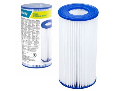 BESTWAY 58012 - Kartušová filtrační vložka III, 10,6 x 20,3 cm