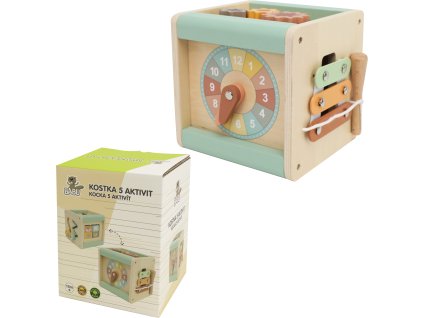 BABU - Malá multifunkční kostka s 5 aktivitami