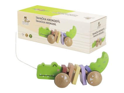 BABU - Tahací krokodýl na provázku